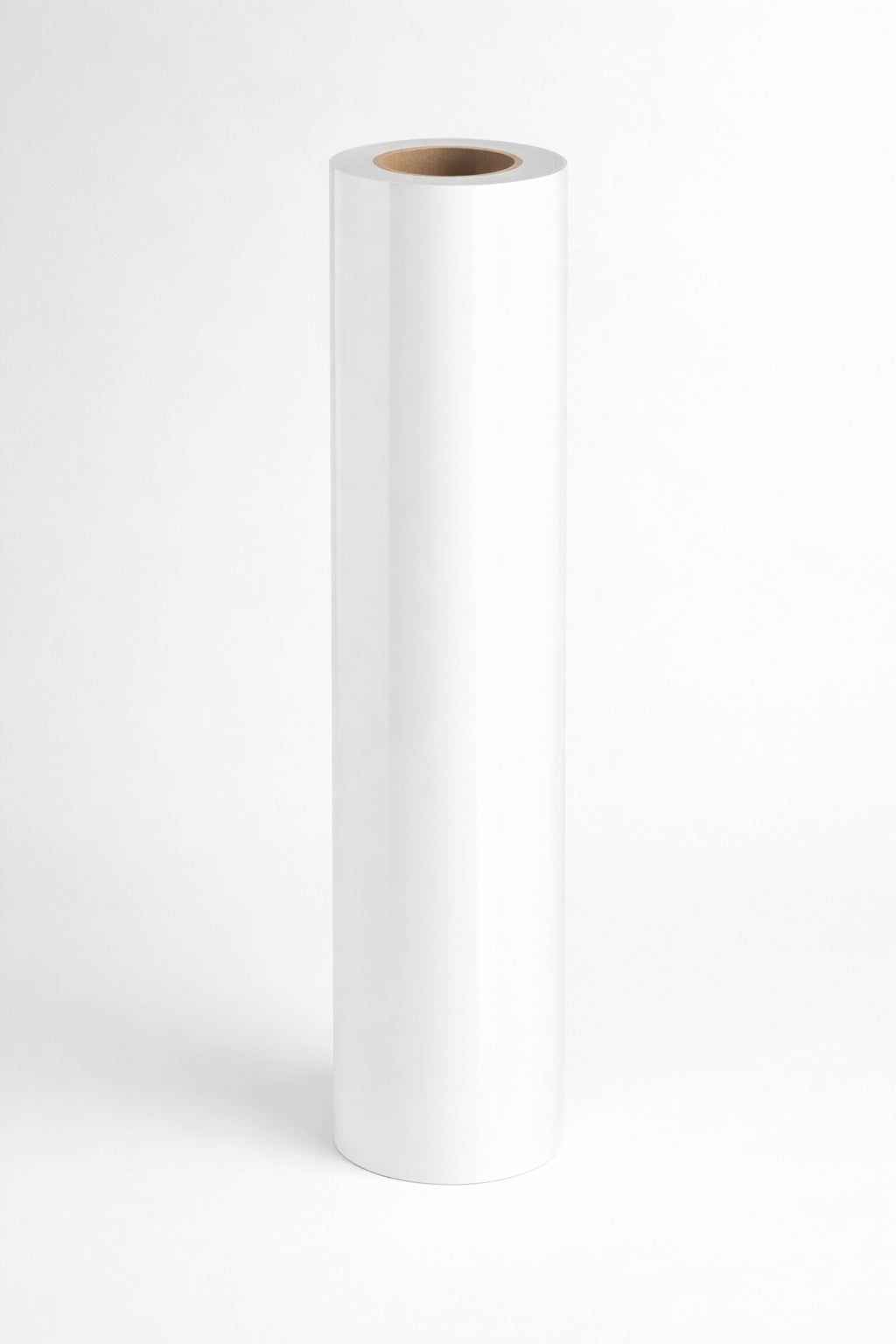 2.4mil Gloss White Calendered Vinyl With Gray Repositionable Air-Egress Adhesive (#032)
