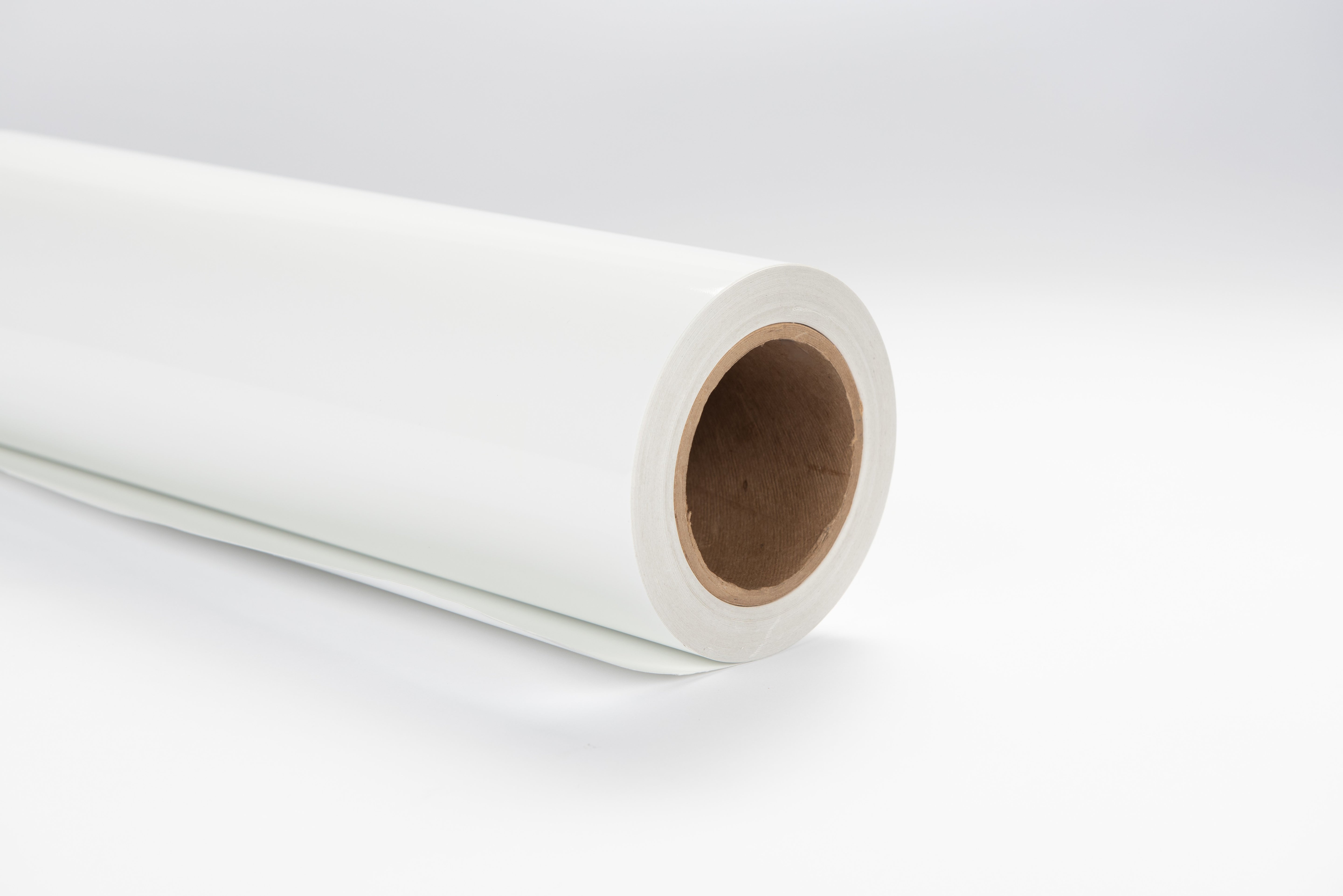 2.0mil Gloss White Cast Vinyl with Gray Slidable Repositionable Air-Egress Adhesive (Vehicle Wrap) (#038)