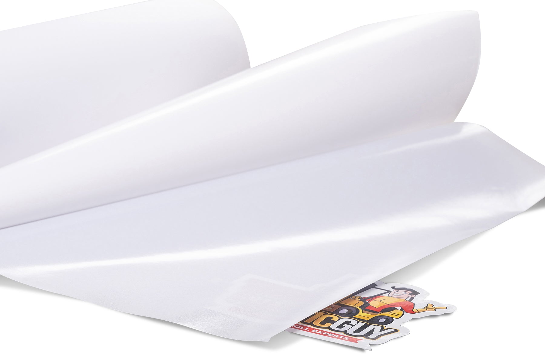 6.0mil Wall Film Matte White Calendered Vinyl with Gray Removable Repositionable Adhesive (#352)