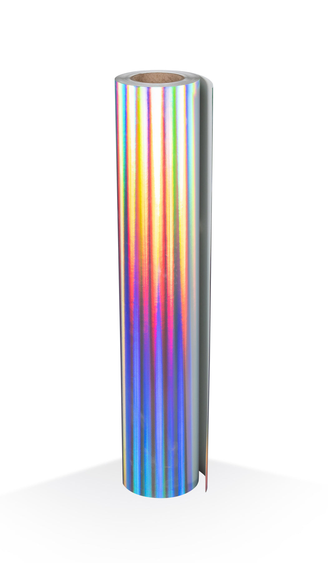 6.0mil Rainbow Holographic Semi-Rigid Calendered Vinyl with Permanent Adhesive (1yr) (#567)