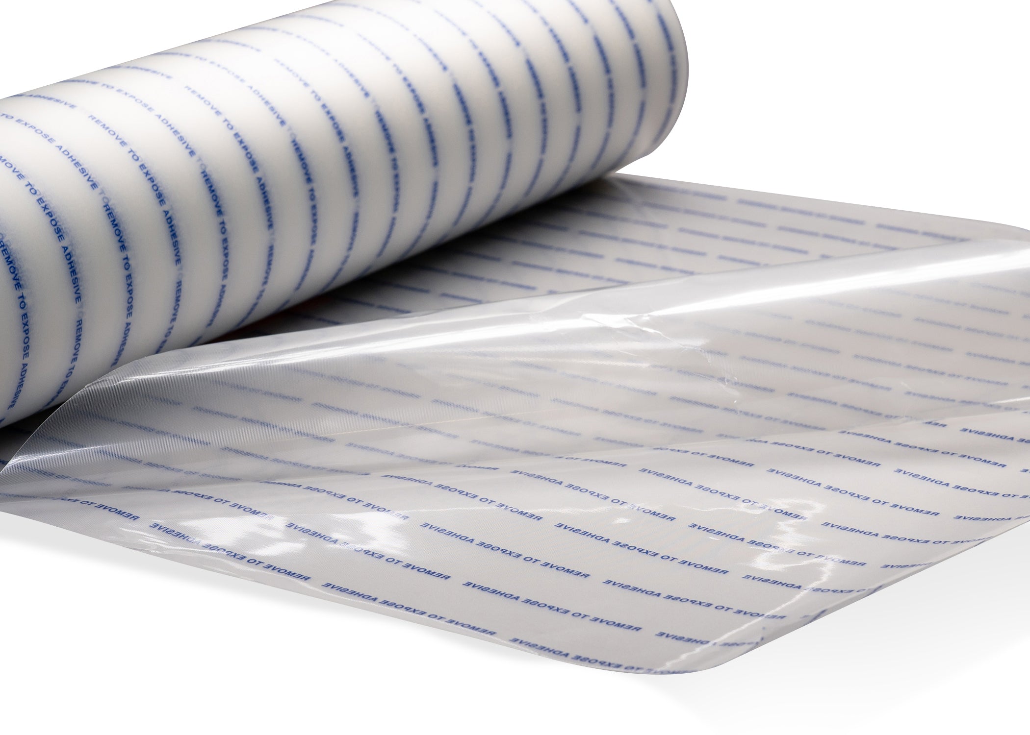 1.0mil Clear Polyester Double-Sided Mounting Film with Perm/Air-Egress Removable Adhesive (Dual-Liner) (#611)