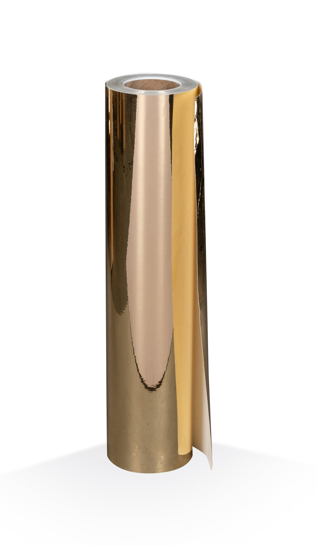2.0mil Gold Chrome Mirror Metallic Polyester with Permanent Adhesive (#002G)
