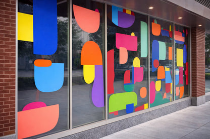 6.0mil Perforated Window Calendered Vinyl (80/20) with Removable Adhesive (White Print Face w/ Black Back) (#082)