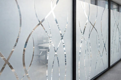 3.0mil Etched-Glass Calendered Vinyl with Permanent Air-Egress Adhesive (7 yr) (#097)
