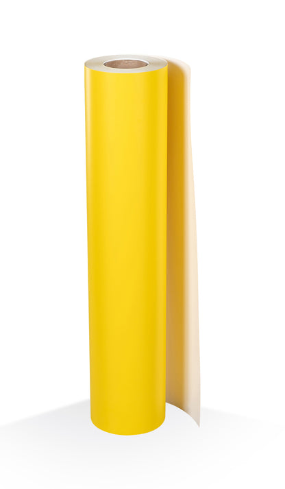 3.4mil Matte Yellow Paint Mask Spray Stencil Vinyl with Removable Adhesive (#158)