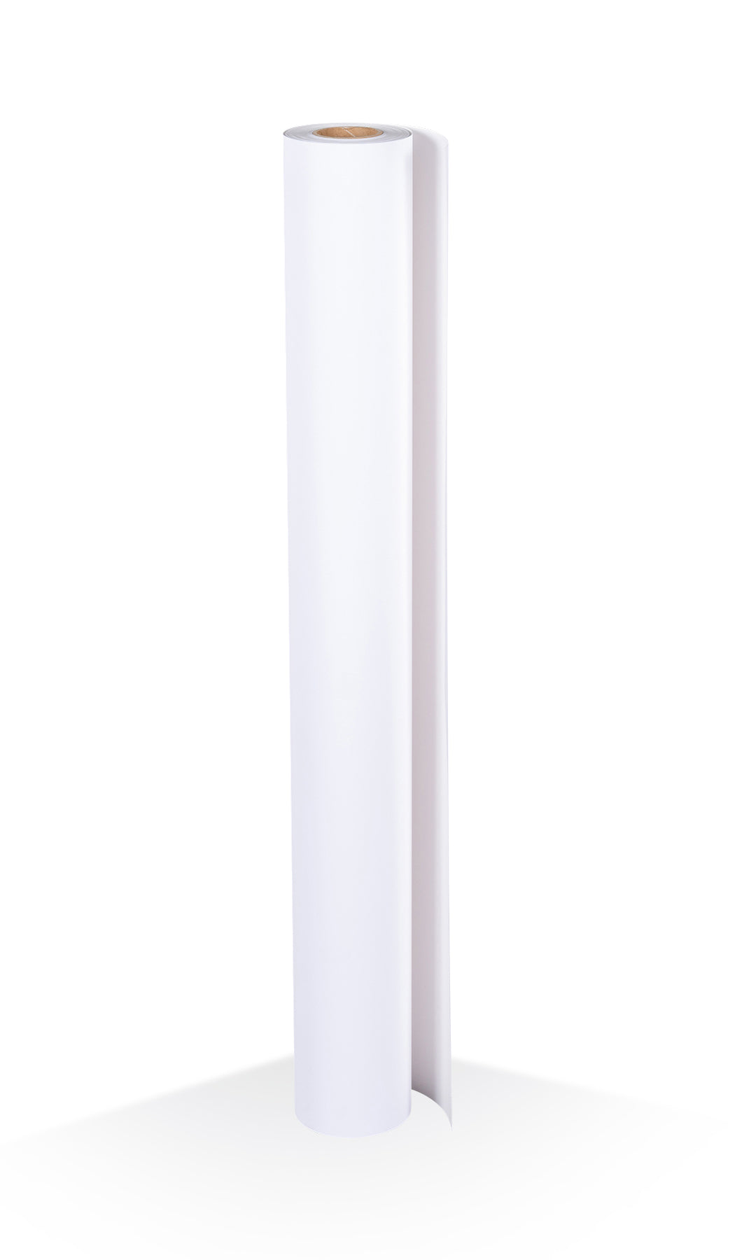 6.4mil Gloss White Polyester Gray-Back Anti-Curl Banner Display Film (#341)