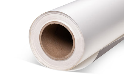 3.2mil Matte White Translucent Backlit Calendered Vinyl with Permanent Adhesive (5 yr) (#422)