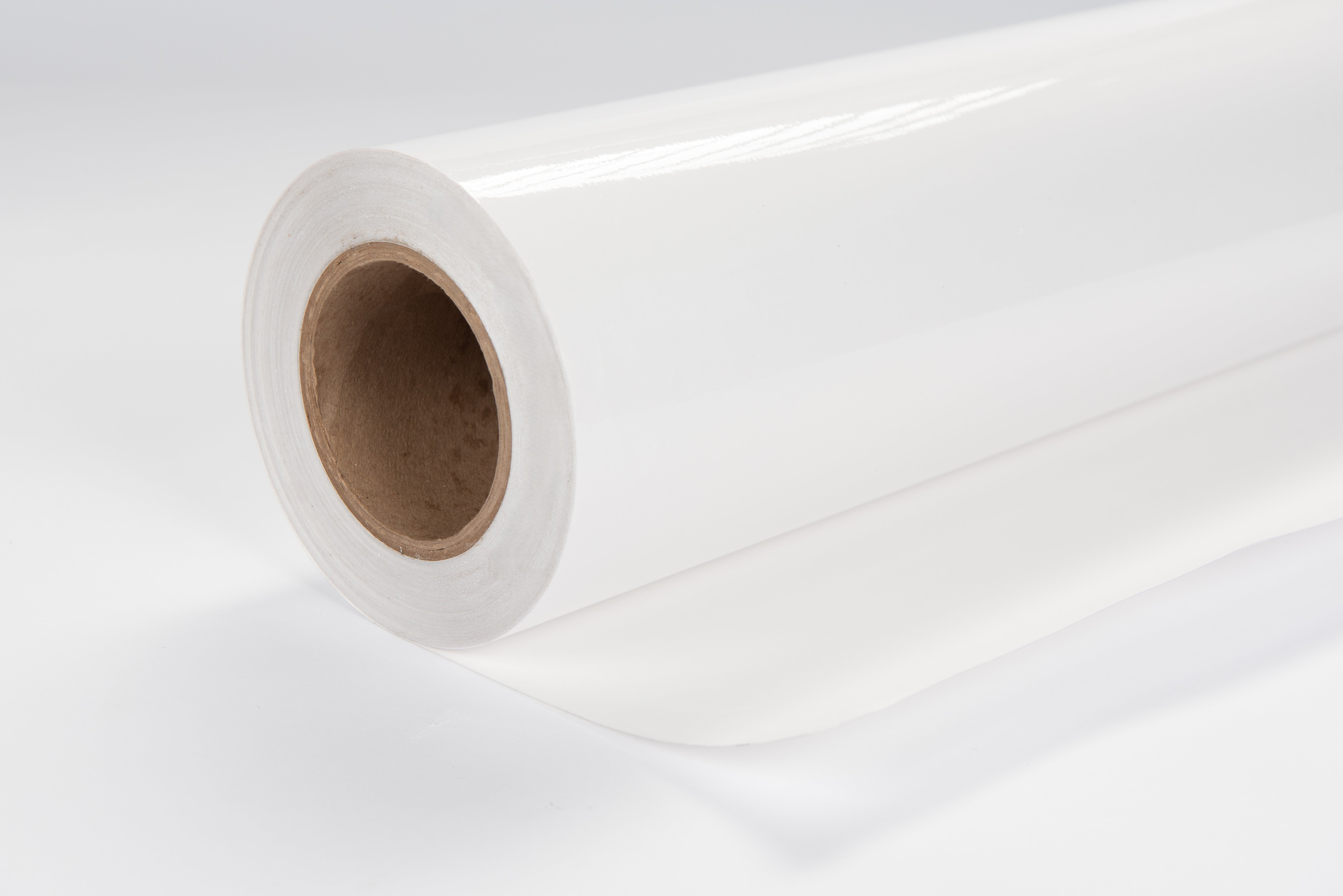 3.0mil Gloss Clear Calendered Vinyl with Permanent Adhesive (3 yr) (#502)