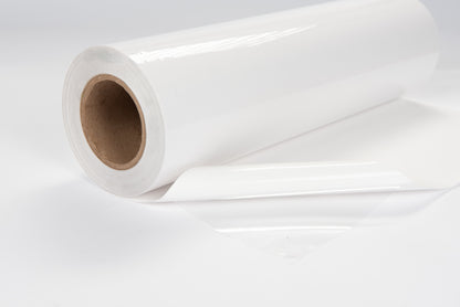 3.0mil Gloss Clear Calendered Vinyl with Permanent Adhesive (3 yr) (#502)