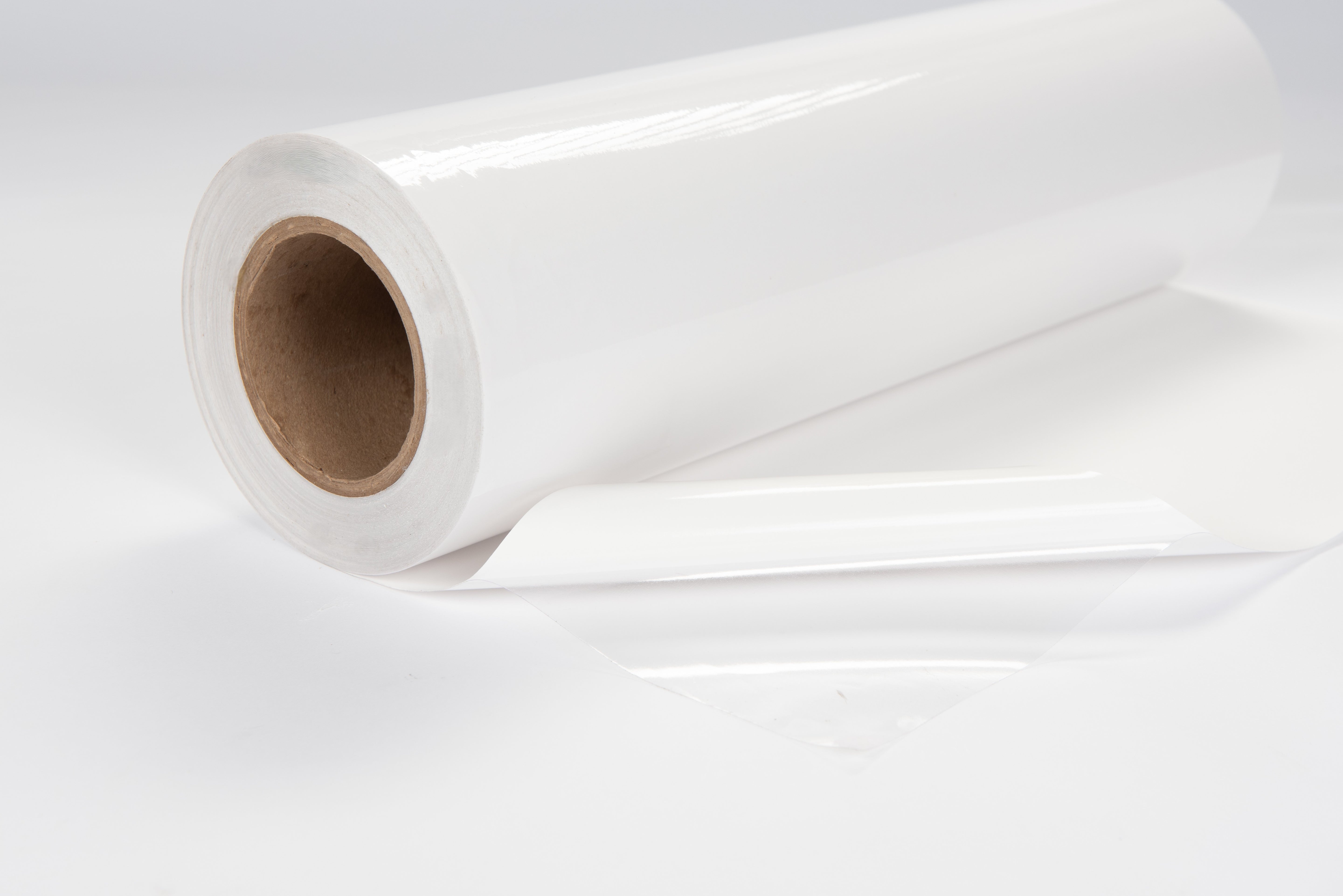 3.0mil Gloss Clear Calendered Vinyl with Permanent Adhesive (3 yr) (#502)