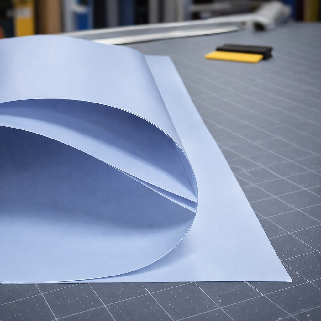 40mil (.040) Matte White High-Impact Polystyrene Sheet (#557)