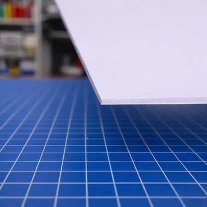 60mil (.060) Matte White High-Impact Polystyrene Sheet (#558)