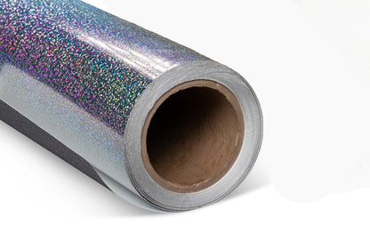 6.0mil Glitter Sparkle Holographic Calendered Vinyl with Permanent Adhesive (1 yr) (#568)