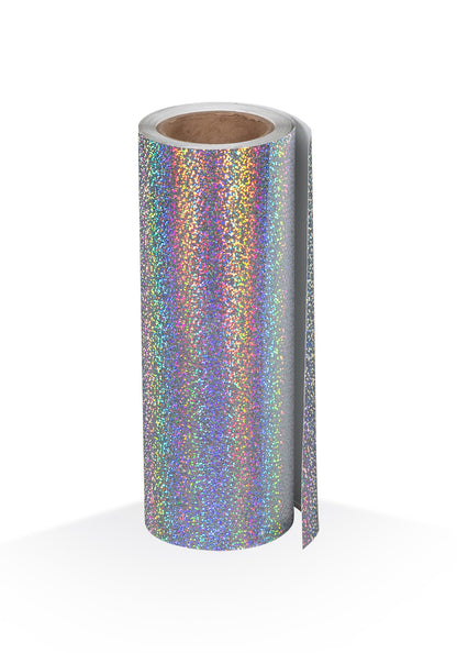 6.0mil Glitter Sparkle Holographic Calendered Vinyl with Permanent Adhesive (1 yr) (#568)