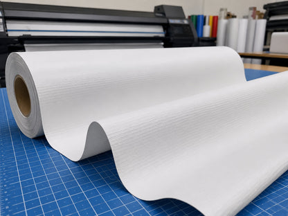 13oz Matte White Front-lit Scrim Banner Vinyl (#605)