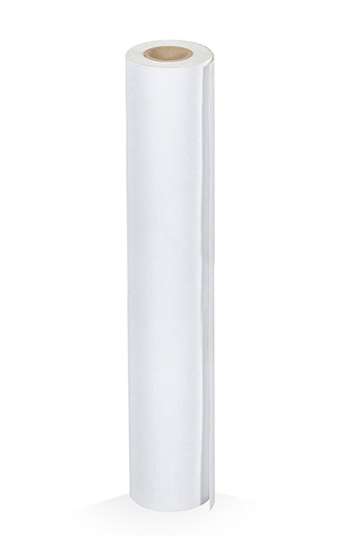 8oz Matte White Mesh Banner 70/30 Hole Pattern with Film Liner (#606)