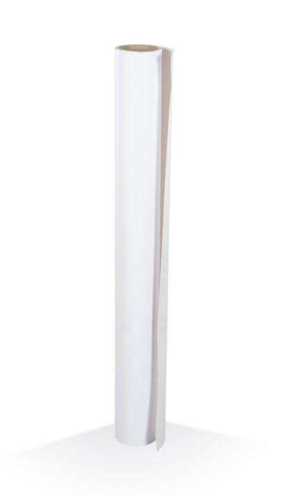 13oz Matte White Smooth Double-Sided 250 Denier Banner Vinyl (#607)