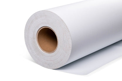 18oz Matte White Double-Sided Scrim Pole Banner Vinyl (#609)