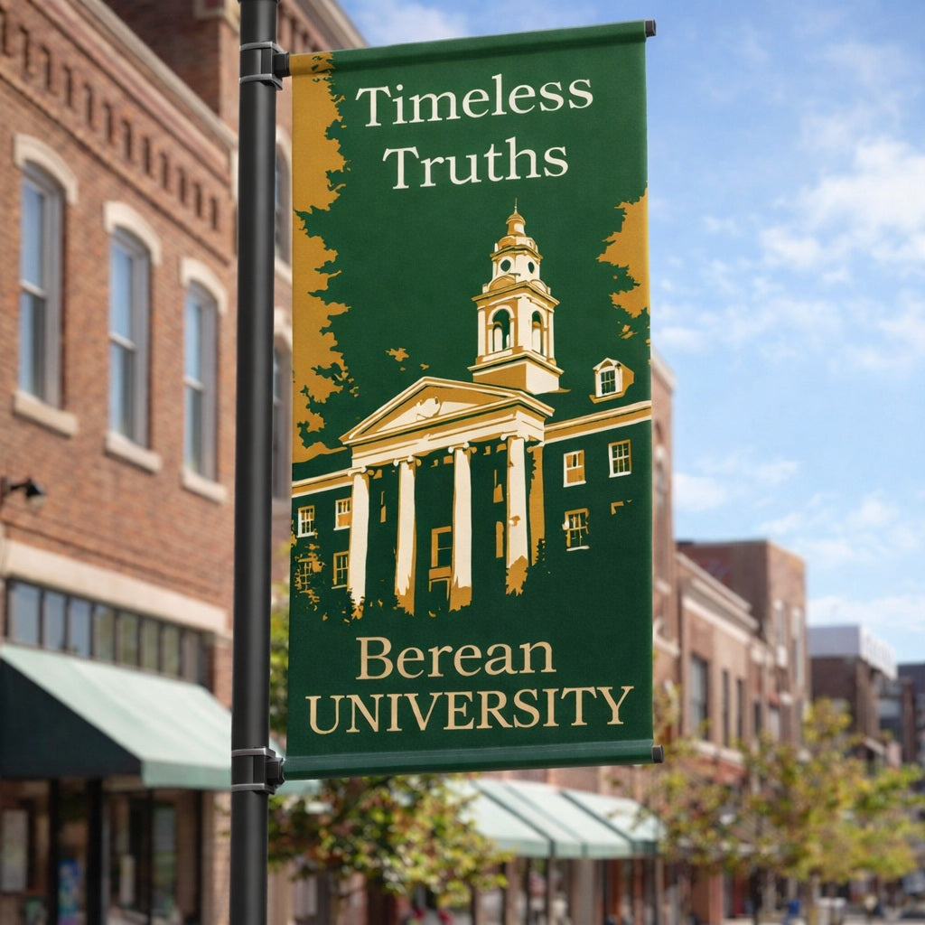 18oz Matte White Double-Sided Scrim Pole Banner Vinyl (#609)