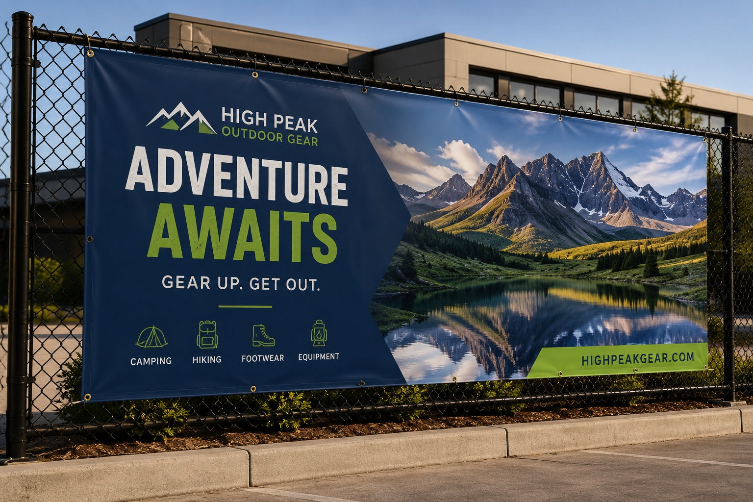 15.0mil Matte White Scrim Banner Vinyl (#610)