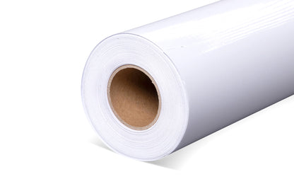 8.0mil Gloss White Dual-Layer Calendered Vinyl with Removable Adhesive (#812)
