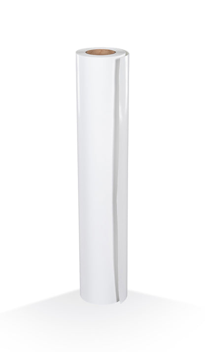 6.0mil Matte White Calendered Vinyl with Permanent Adhesive (#910)
