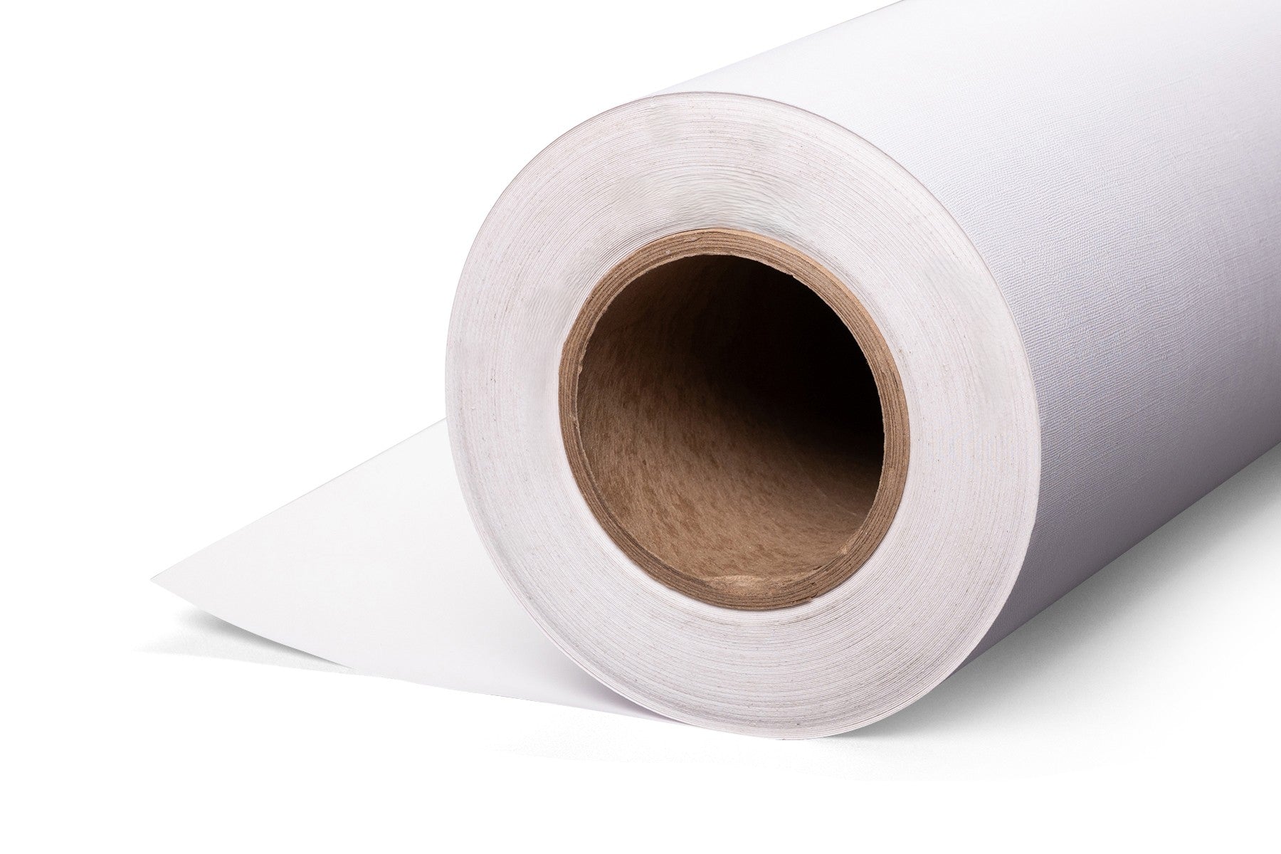 6.0mil Canvas Wall Film Matte White Embossed Calendered Vinyl with Removable Repositionable Adhesive (#922)