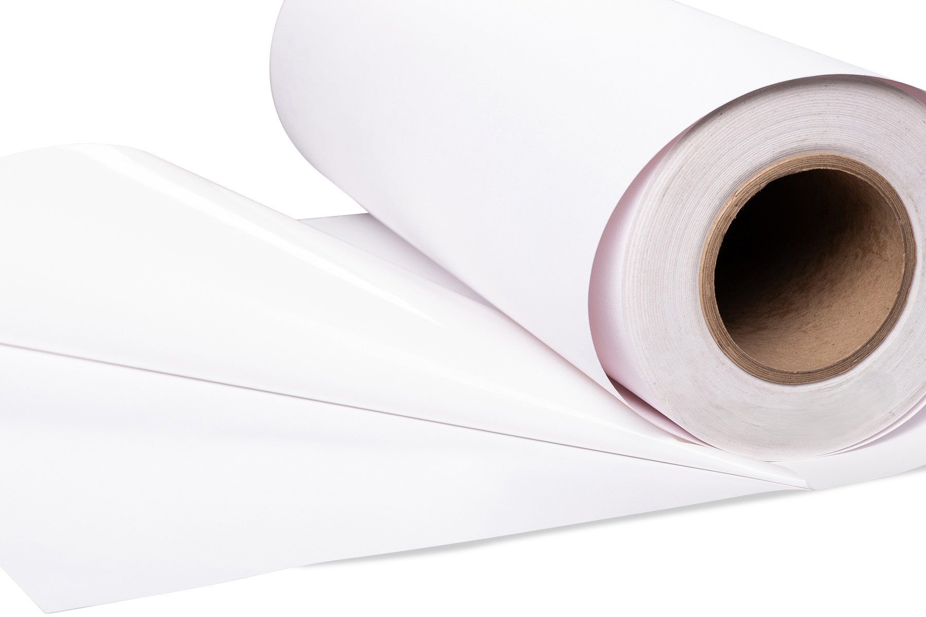 6.0mil Canvas Wall Film Matte White Embossed Calendered Vinyl with Removable Repositionable Adhesive (#922)